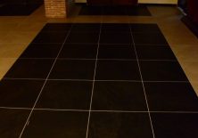 Sala congressi, pavimentazione in gres porcellanato, Hotel Taloro Gavoi